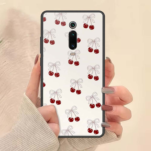 Xiaomi Mi 9T Cover - ONation Bow Series - HQ Ultra Shine Premium Infinity Glass Soft Silicon Borders Case