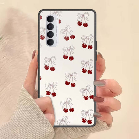 Oppo Reno 4 Pro Cover - ONation Bow Series - HQ Ultra Shine Premium Infinity Glass Soft Silicon Borders Case
