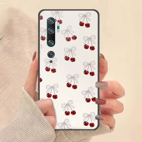 Xiaomi Mi CC9 Pro Cover - ONation Bow Series - HQ Ultra Shine Premium Infinity Glass Soft Silicon Borders Case