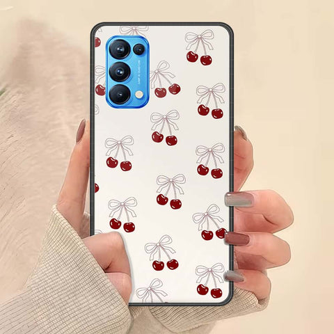 Oppo Reno 5 Pro 5G Cover - ONation Bow Series - HQ Ultra Shine Premium Infinity Glass Soft Silicon Borders Case