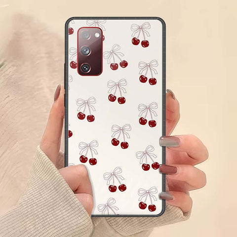 Samsung Galaxy S20 FE Cover - ONation Bow Series - HQ Ultra Shine Premium Infinity Glass Soft Silicon Borders Case