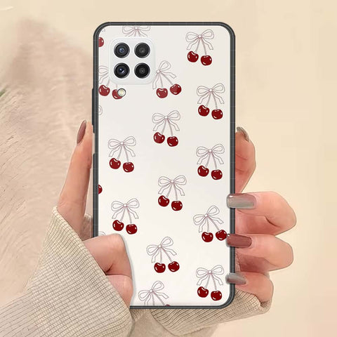 Samsung Galaxy M32 Cover - ONation Bow Series - HQ Ultra Shine Premium Infinity Glass Soft Silicon Borders Case
