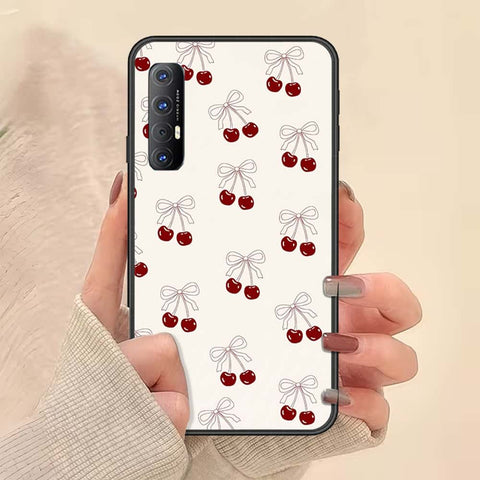 Oppo Reno 3 Pro Cover - ONation Bow Series - HQ Ultra Shine Premium Infinity Glass Soft Silicon Borders Case