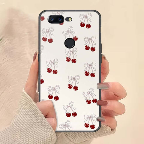 OnePlus 5T Cover - ONation Bow Series - HQ Ultra Shine Premium Infinity Glass Soft Silicon Borders Case