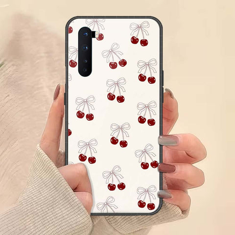 OnePlus Nord Cover - ONation Bow Series - HQ Ultra Shine Premium Infinity Glass Soft Silicon Borders Case