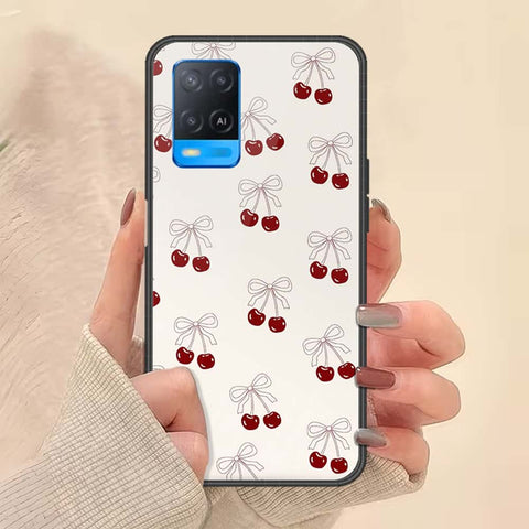 Oppo A54 4G Cover - ONation Bow Series - HQ Ultra Shine Premium Infinity Glass Soft Silicon Borders Case