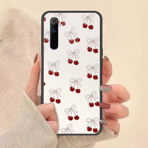 Realme 6 Cover - ONation Bow Series - HQ Ultra Shine Premium Infinity Glass Soft Silicon Borders Case