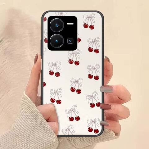 Vivo Y35 4G Cover - ONation Bow Series - HQ Ultra Shine Premium Infinity Glass Soft Silicon Borders Case