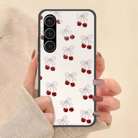 Samsung Galaxy S23 Plus 5G Cover - ONation Bow Series - HQ Ultra Shine Premium Infinity Glass Soft Silicon Borders Case