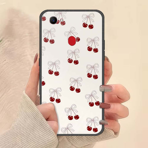 Oppo F7 Cover - ONation Bow Series - HQ Ultra Shine Premium Infinity Glass Soft Silicon Borders Case