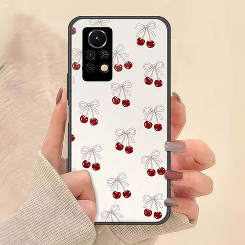Infinix Note 11s Cover - ONation Bow Series - HQ Ultra Shine Premium Infinity Glass Soft Silicon Borders Case