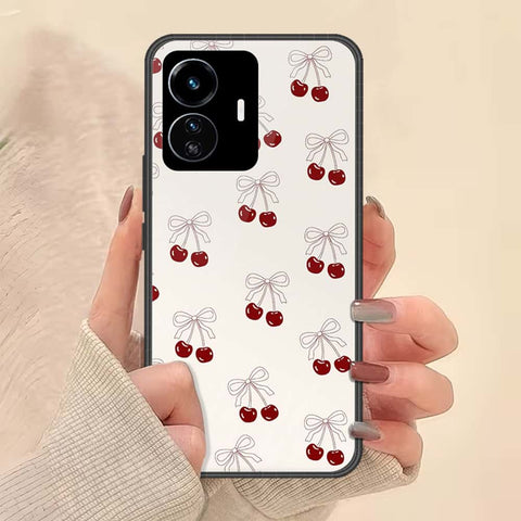 Vivo Y77 5G Cover - ONation Bow Series - HQ Ultra Shine Premium Infinity Glass Soft Silicon Borders Case