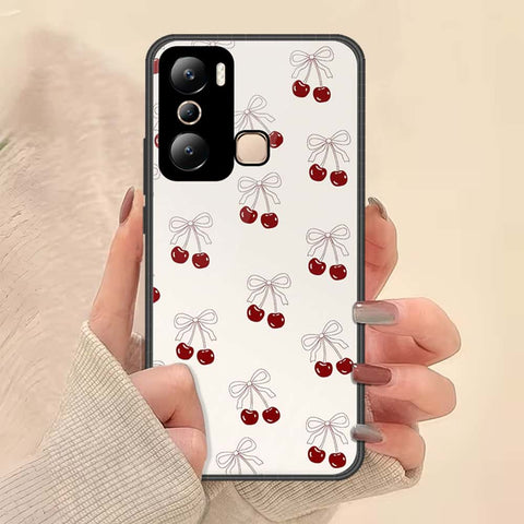 Infinix Hot 20i Cover - ONation Bow Series - HQ Ultra Shine Premium Infinity Glass Soft Silicon Borders Case