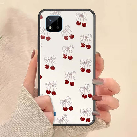 Realme C20 Cover - ONation Bow Series - HQ Ultra Shine Premium Infinity Glass Soft Silicon Borders Case