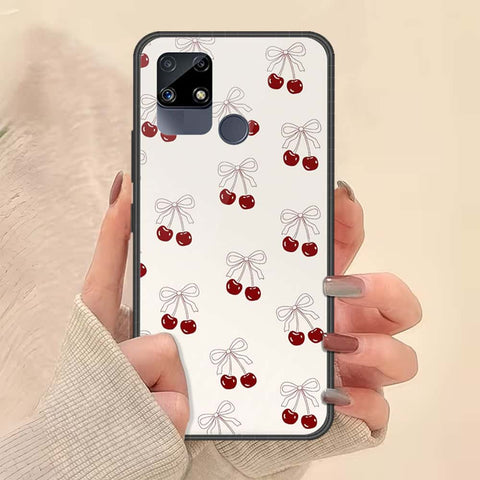 Realme Narzo 30 Cover - ONation Bow Series - HQ Ultra Shine Premium Infinity Glass Soft Silicon Borders Case