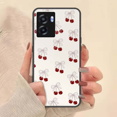 Oppo A57 5G Cover - ONation Bow Series - HQ Ultra Shine Premium Infinity Glass Soft Silicon Borders Case