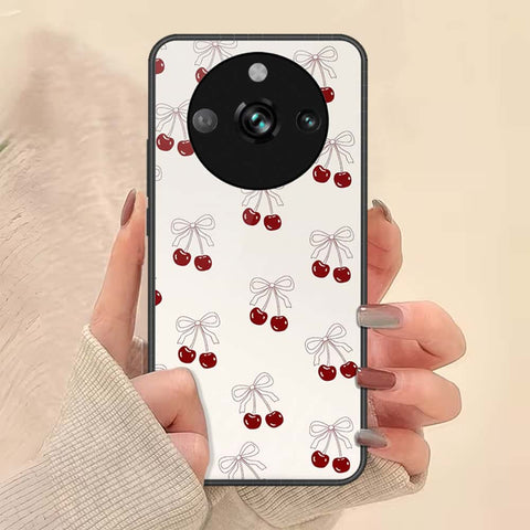 Realme 11 Pro Cover - ONation Bow Series - HQ Ultra Shine Premium Infinity Glass Soft Silicon Borders Case