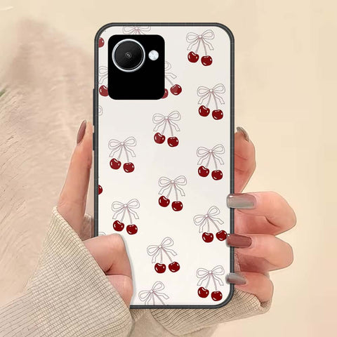 Realme C30 Cover - ONation Bow Series - HQ Ultra Shine Premium Infinity Glass Soft Silicon Borders Case