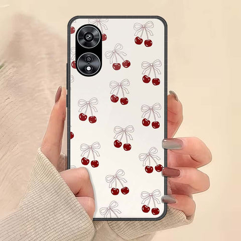 Oppo A97 5G Cover - ONation Bow Series - HQ Ultra Shine Premium Infinity Glass Soft Silicon Borders Case