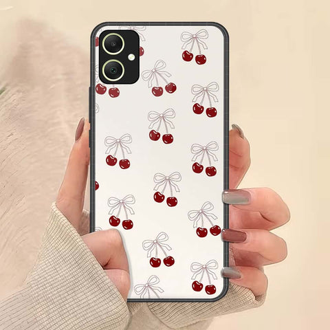 Samsung Galaxy A05 Cover - ONation Bow Series - HQ Ultra Shine Premium Infinity Glass Soft Silicon Borders Case