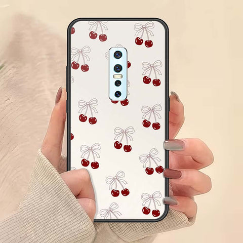 Vivo V17 Pro Cover - ONation Bow Series - HQ Ultra Shine Premium Infinity Glass Soft Silicon Borders Case