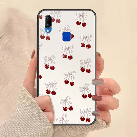 Vivo Y91i Cover - ONation Bow Series - HQ Ultra Shine Premium Infinity Glass Soft Silicon Borders Case