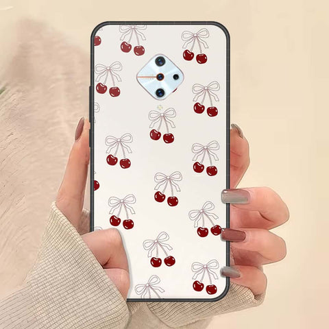 Vivo Y9s Cover - ONation Bow Series - HQ Ultra Shine Premium Infinity Glass Soft Silicon Borders Case
