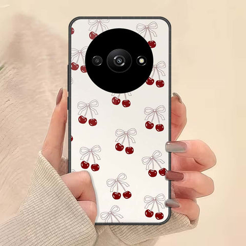 Xiaomi Poco C61 Cover - ONation Bow Series - HQ Ultra Shine Premium Infinity Glass Soft Silicon Borders Case