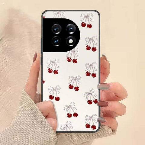 OnePlus Ace 2 Pro Cover - ONation Bow Series - HQ Ultra Shine Premium Infinity Glass Soft Silicon Borders Case