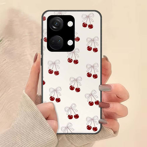 OnePlus Ace 2V Cover - ONation Bow Series - HQ Ultra Shine Premium Infinity Glass Soft Silicon Borders Case