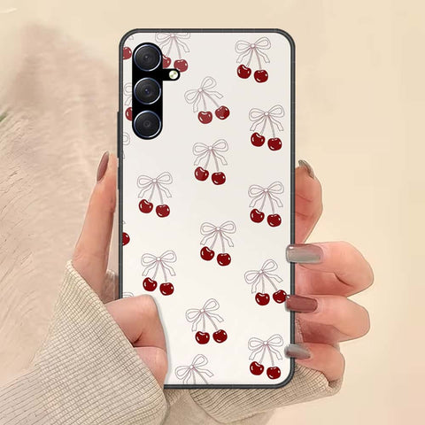 Samsung Galaxy M34 5G Cover - ONation Bow Series - HQ Ultra Shine Premium Infinity Glass Soft Silicon Borders Case