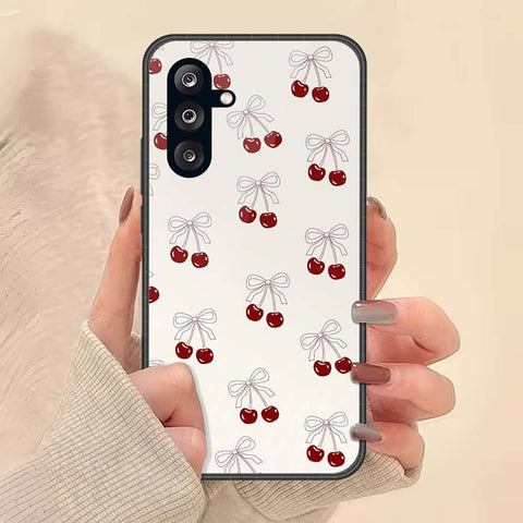 Samsung Galaxy A16 Cover - ONation Bow Series - HQ Ultra Shine Premium Infinity Glass Soft Silicon Borders Case
