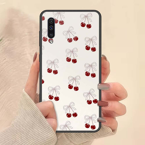 Samsung Galaxy A5 2018 Cover - ONation Bow Series - HQ Ultra Shine Premium Infinity Glass Soft Silicon Borders Case