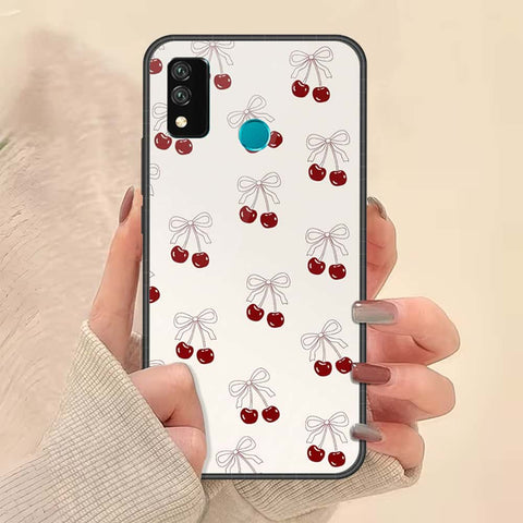 Huawei Y8s Cover - ONation Bow Series - HQ Ultra Shine Premium Infinity Glass Soft Silicon Borders Case