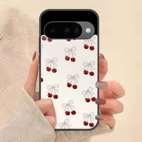 Google Pixel 10 Cover - ONation Bow Series - HQ Ultra Shine Premium Infinity Glass Soft Silicon Borders Case