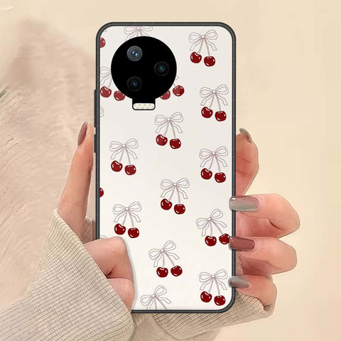 Infinix Note 11 Pro Cover - ONation Bow Series - HQ Ultra Shine Premium Infinity Glass Soft Silicon Borders Case