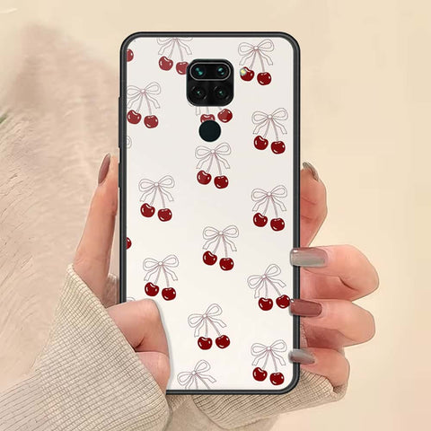 Xiaomi Redmi Note 9 Cover - ONation Bow Series - HQ Ultra Shine Premium Infinity Glass Soft Silicon Borders Case