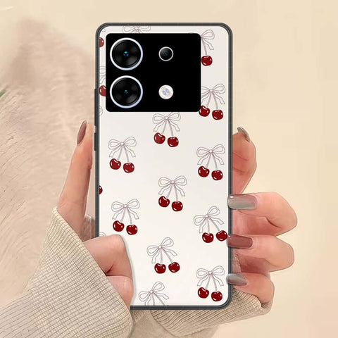 Infinix Zero 30 5G Cover - ONation Bow Series - HQ Ultra Shine Premium Infinity Glass Soft Silicon Borders Case