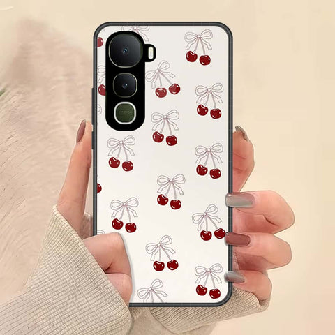 Vivo Y400 Cover - ONation Bow Series - HQ Ultra Shine Premium Infinity Glass Soft Silicon Borders Case