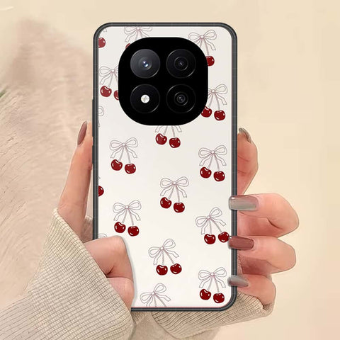 Xiaomi Poco X7 Cover - ONation Bow Series - HQ Ultra Shine Premium Infinity Glass Soft Silicon Borders Case