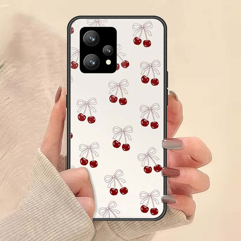 Realme 9 5G Cover - ONation Bow Series - HQ Ultra Shine Premium Infinity Glass Soft Silicon Borders Case