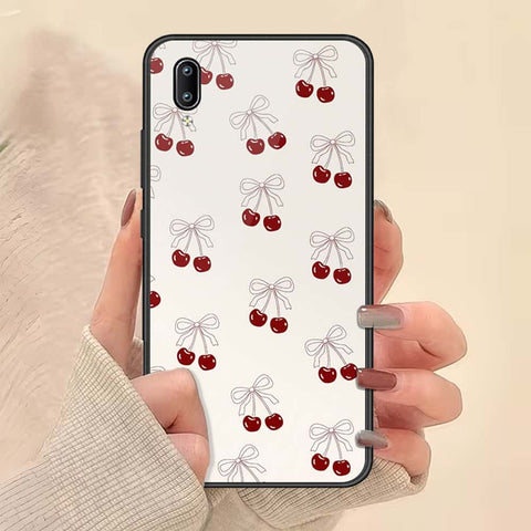 Vivo Y91 (Without Logo Hole) Cover - ONation Bow Series - HQ Ultra Shine Premium Infinity Glass Soft Silicon Borders Case