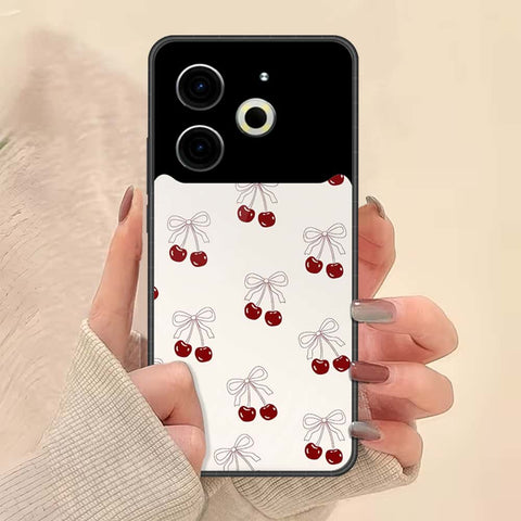 Tecno Pova 6 Cover - ONation Bow Series - HQ Ultra Shine Premium Infinity Glass Soft Silicon Borders Case