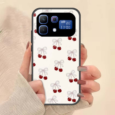 Infinix Note 60 Cover - ONation Bow Series - HQ Ultra Shine Premium Infinity Glass Soft Silicon Borders Case