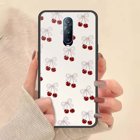 Oppo R17 Pro Cover - ONation Bow Series - HQ Ultra Shine Premium Infinity Glass Soft Silicon Borders Case