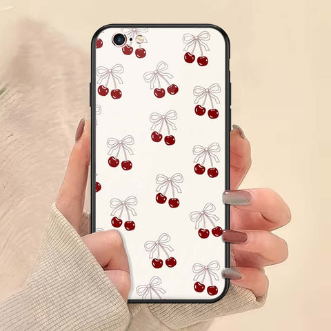 iPhone 6S / 6 Cover - ONation Bow Series - HQ Ultra Shine Premium Infinity Glass Soft Silicon Borders Case