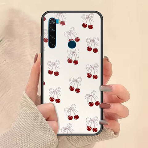 Xiaomi Redmi Note 8 Cover - ONation Bow Series - HQ Ultra Shine Premium Infinity Glass Soft Silicon Borders Case