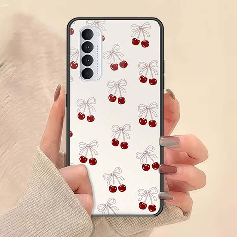 Oppo Reno 4 Pro Cover - ONation Bow Series - HQ Ultra Shine Premium Infinity Glass Soft Silicon Borders Case