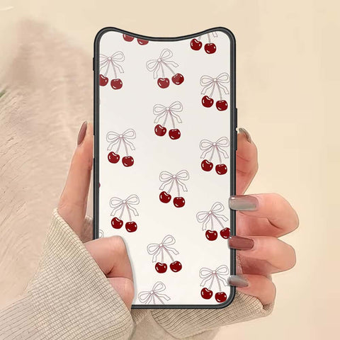 Oppo Find X Cover - ONation Bow Series - HQ Ultra Shine Premium Infinity Glass Soft Silicon Borders Case