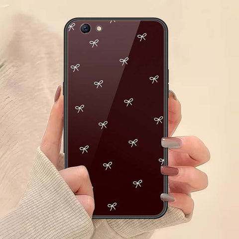 Oppo F3 Plus Cover - ONation Bow Series - HQ Ultra Shine Premium Infinity Glass Soft Silicon Borders Case